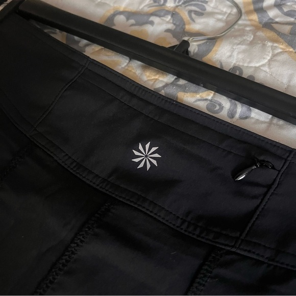 Athleta Black Wear About Tall Pleated Skort, 10 - Picture 10 of 10